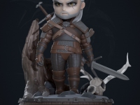 Geralt Chibi The Witcher